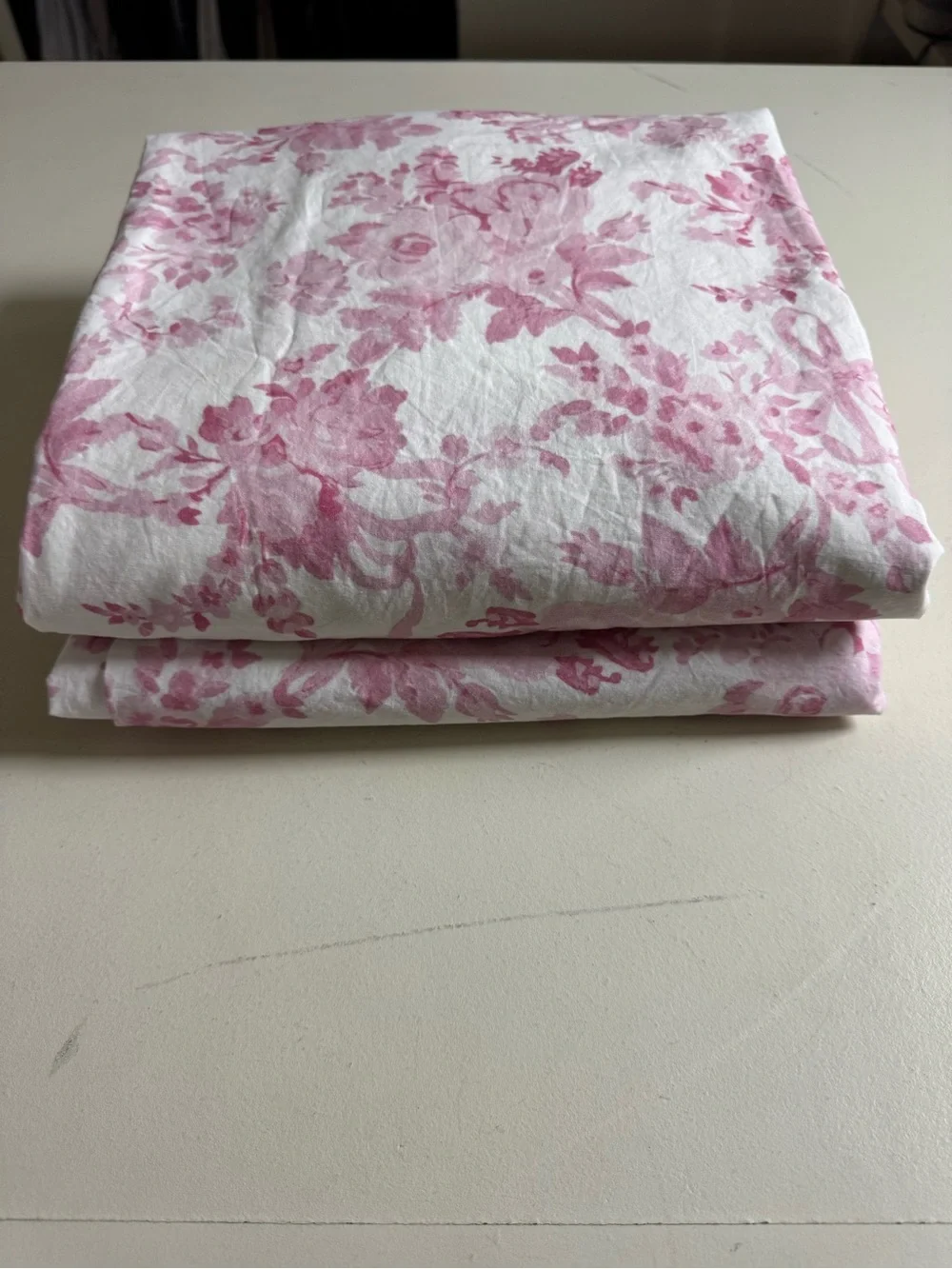 LoveShackFancy x Pottery Barn Teen Garden Damask Full Sheets Pink 3 Piece